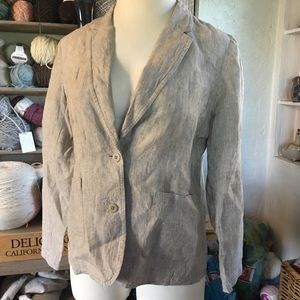 Eileen Fisher linen blazer